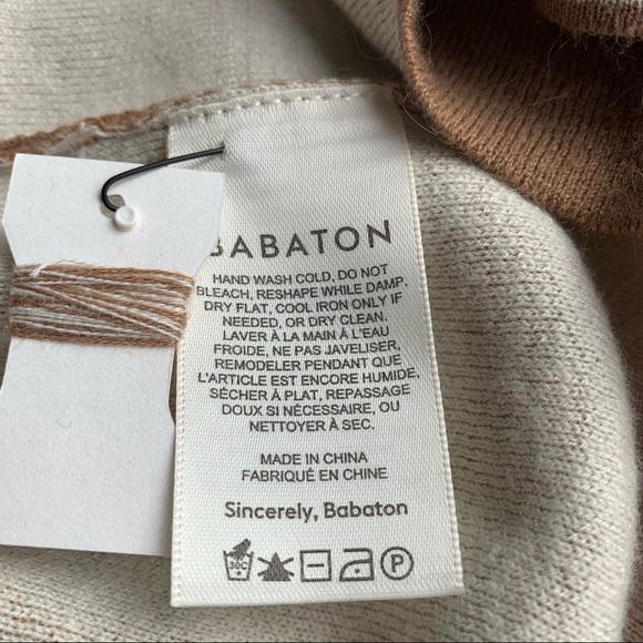 Aritzia Babaton Lance Cardigan caramel tan long open sweater - Picture 8 of 10